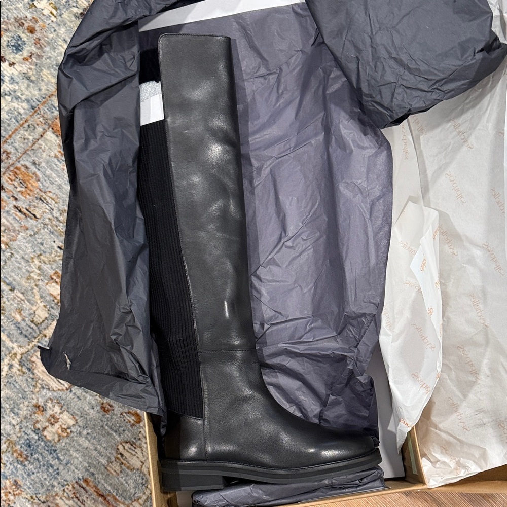 Seychelles Black Leather Boots - Picture 4 of 4